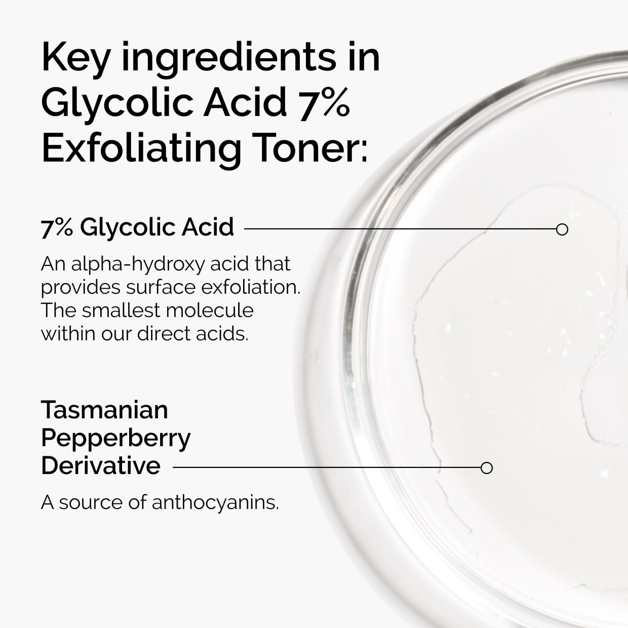 The Ordinary Glycolic Acid 7% Exfoliating Toner, Brightening and Smoothing Daily Toner for More Even-Looking Skin Tone - Image 4